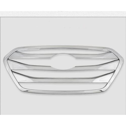 For Hyundai ix35 2014-2016 1PC ABS Chrome Car Front Grill Grille Decorative Cover Trim Car Styling Accessories Quality Assurance