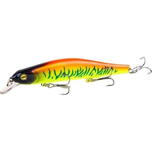 1PCS Floating Fishing Lure 125mm/17g 3D Eyes Minnow Wobblers Hard Bait Artificial Bait Pike Carp Pesca Crankbait Fishing tackle