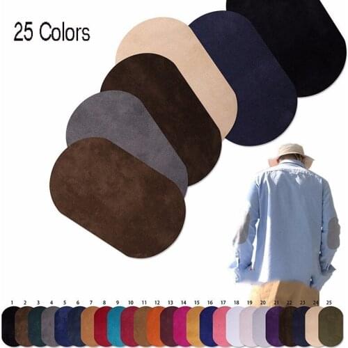 1pcs Sleeve Against Jeans Patch Iron On Patches Repair Elbow Knee Denim Patches For Clothes Denim Stickers Clothing Accessories