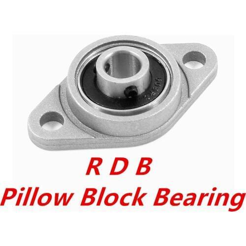 10 pcs Free shipping KFL08 8mm diameter zinc alloy bearing housing FL08 K08 pillow block bearing
