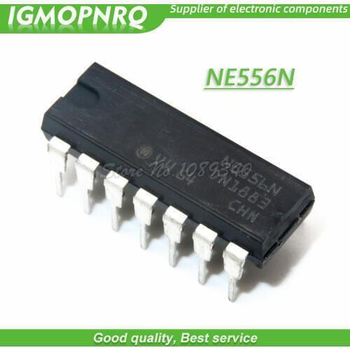 10PCS NE556N DIP14 NE556 DIP 556N DIP-14 IGMOPNRQ