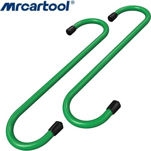 MR CARTOOL 2pcs S-shape Brake Cylinder Hook Gallop Caliper Hanger For Brake, Bearing, Axle & Suspension Work For Auto Tool Use