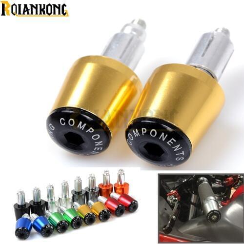 7/8' 22mm CNC motorcycle handlebar counterweight grips end for Moto GUZZI V7 Racer 2011 2012 2013 2014 V7 Racer V7 RACER V7RACER