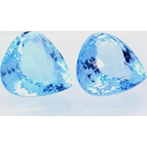 84,51 ct Topaz Pear Cut with Chessboard