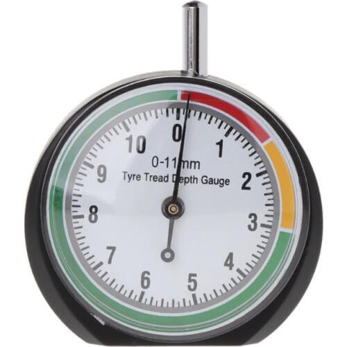 Car Tyre Tread Depth Gauge Trucks Van Tire Pointer Monitor Measure Device Tool Tools