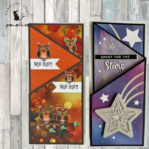 Panalisacraft Folded basic 3D Metal Cutting Dies Craft Dies Scrapbooking Card Making Album Embossing Stencil Die Cut Decoration