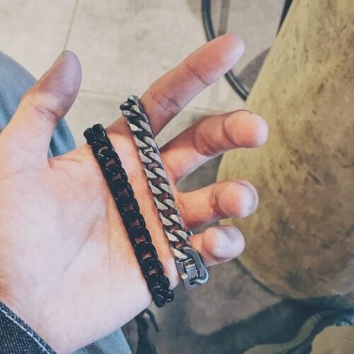Noter Alloy Bracelet Mens Student Punk Link Chain Braslet For Hombre Viking Braclet Man Accessories Pulseira Gift For Him Joyas