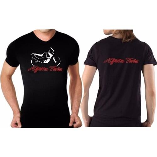 2019 New Fashion Casual Men T-shirt T-shirt for Japanese Africa Twin Motorcycle T-shirt Tee Shirt