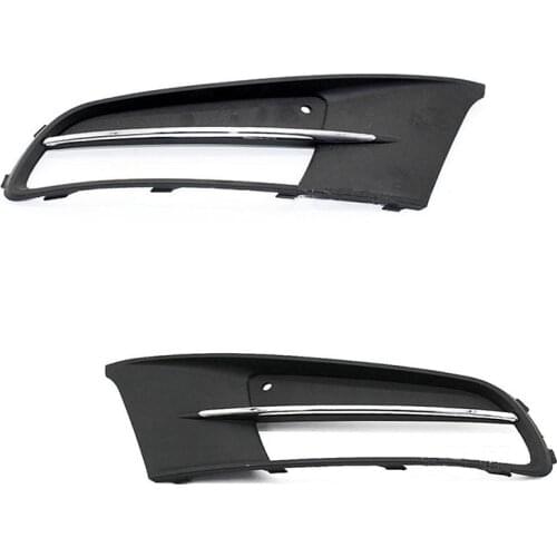 Front Left Right Bumper Fog Light Lamp Chrome Grill for VW Sharan 2012 2013 2014 2015 2016 2017 2018 2019 7N0853665 7N0853666