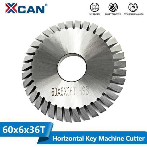 XCAN High Speed Steel Diamete 60mm Circular Saw Blade Key Cutting Machine Saw Blade 36 Teeth Key Machine