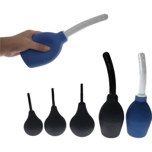1Pc Enema Cleaning Container Vagina & Anal Cleaner Douche Bulb Design Medical Rubber Health Hygiene Tool Sex Toys For Woman/Man