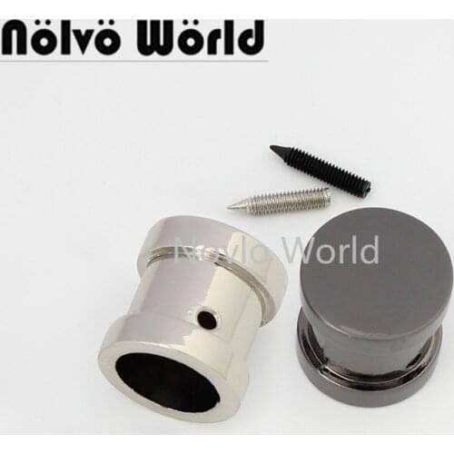 10-50 pieces 4 colors 14mm hole bag purse string ends metal cap,purse cord end metal caps tassel cap ornament