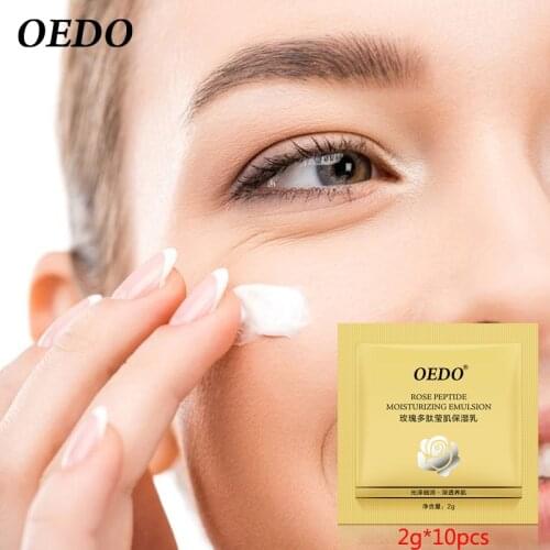 Rose Peptide Moisturizing Face Cream Anti-Aging Shrink Pore Whitening Essence Remove Fine Line Nourishing Dry Skin Care 10PCS