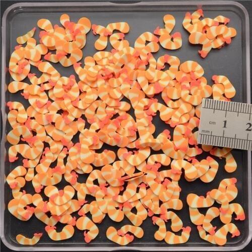 100g/lot Polymer Hot Clay Sprinkles Vegetables/dish shape for Crafts Making, DIY confetti Scrapbook