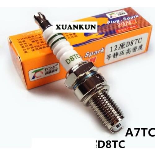 125 Motorcycle Spark Plug Scooter 110 70 Flame Nozzle A7TC D8TC