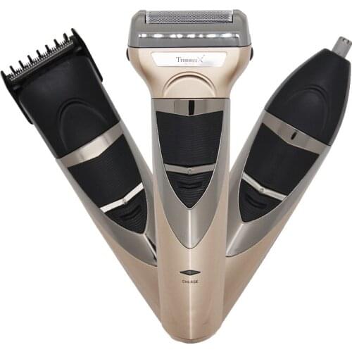 3 In1 Multifunction Use Electric Shaver Beard Trimmer Rechargeable Razor For Men Shaving Machine Facial Grooming Set