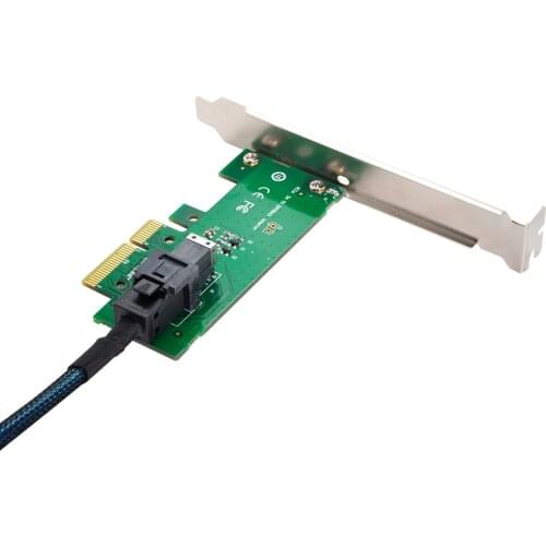 CYSM PCI-E 3.0 to SFF-8643 Card Adapter and U.2 U2 SFF-8639 NVME PCIe SSD Cable for Mainboard SSD