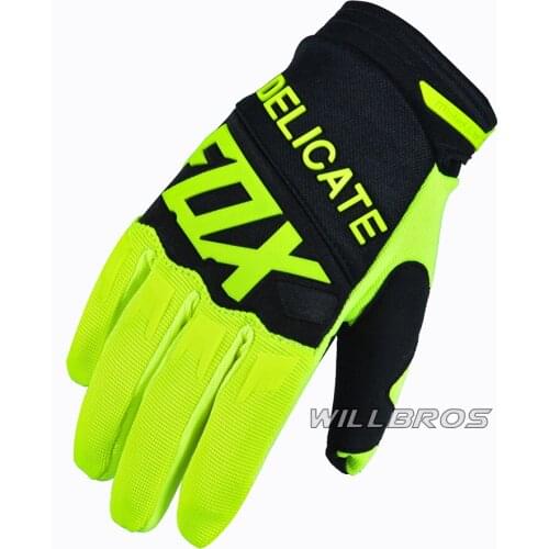 Motor Delicate Fox Motorcycle Motocross Racing Gloves Scooter Mountain Bicycle Offroad Cycling Guantes Mens Woman Unisex Luvas