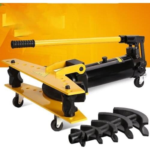 1 Inch Integral Manual Hydraulic Bender Galvanized Pipe Iron Tube Steel Pipe Bending Tools High And Low Pressure Plunger Design