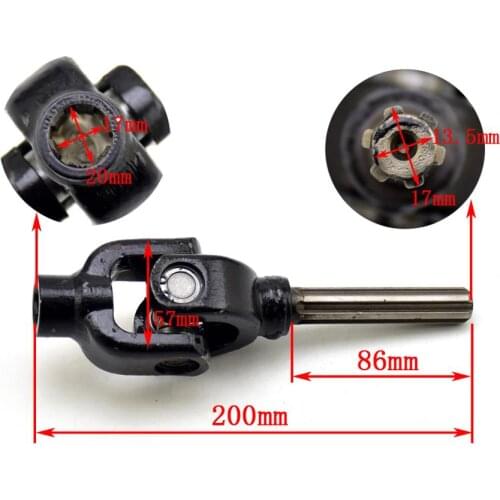 20mm to 17mm ATV Quad U joint drive shaft reverse gearfor UTV GO KART Buggy 110cc 125cc 150cc