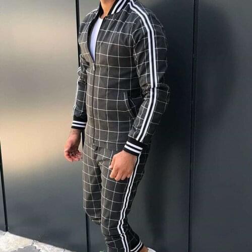 2021 mens sportswear, mens suit, 3D printing suit, mens mesh, two-piece patchwork, sportswear, calf pants, sportswear suit