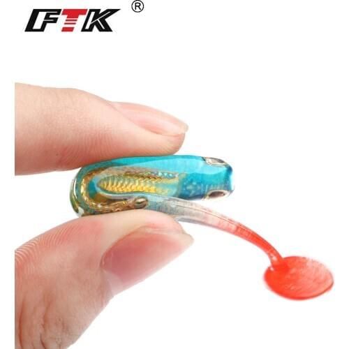 Soft Lure 5PCS 2.5g 75mm Single Tail Worm Maggot Soft Bait Carp Fishing 10 Colors Soft Fishing Lure Pescaria Material De Pesca