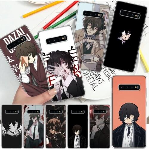 Anime Bungou Stray Dogs Dazai Osamu Soft Cover Phone Case For Samsung Galaxy S10 S21 S20 FE S9 S8 S7 Note 10 9 8 Plus Ultra Lite