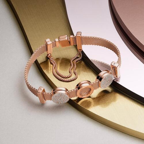 S925 silver color bracelet set DIY Bracelet with charms s925 Fit luxury original charms Women Bracelet Jewelry gifts for women