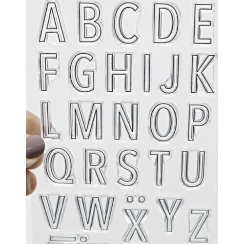 German letter Clear Stamp Or stamp for DIY Scrapbooking/Card Making/Kids Fun Decoration Supplies A777