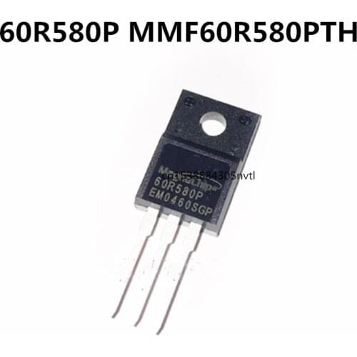 Original 10pcs/ 60R580P MMF60R580PTH TO-220F