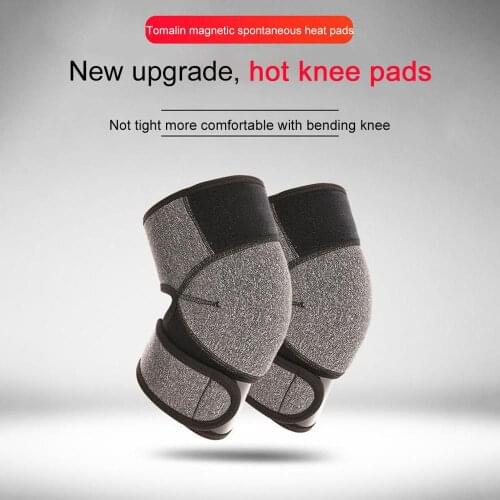 Self Heating Tourmaline Knee Pad Magnetic Knee Support Belt Brace Hot Knee Pad Adjustable Sports Winter protection knee 45