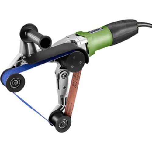 110V/220V Pipe Tube Belt Sanders Polisher Stainless Steel Tube Grinding Polishing Machine Wire Drawing Machine