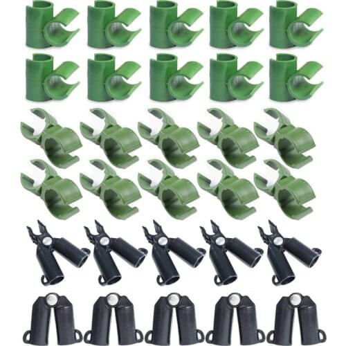 Connector Clip Climbing Frame Set Greenhouse Bracket A-Type Connecting Joint Plastic PP 30pcs Cross-buckle Fixing Joints