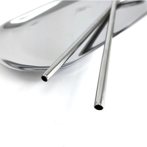 Drinking Straw Reusable Straws with Cleaner Brush Set High Quality Eco Friendly Stainless Steel Metal Straw