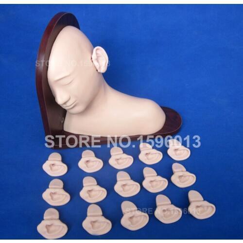 Advanced Ear Examination Training Model, 16 pcs Ear Inspection Simulator