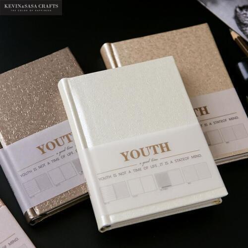 Vintage Notebook Luxury Ruled Inner 96 Sheets 2018 Planner Sketchbook Diary Note Book Journal Stationery School Tools Study