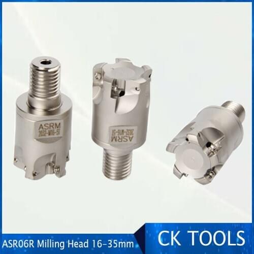 High Performance Indexable CNC Milling Cutter Modular End Mill Head Large feed R2 thread milling cutter head