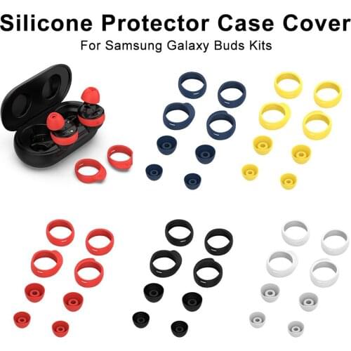 High Quality Silicone Protector Case Cover Shell Protective Shell Kits For Samsung Galaxy Buds Bluetooth earphones Protective De