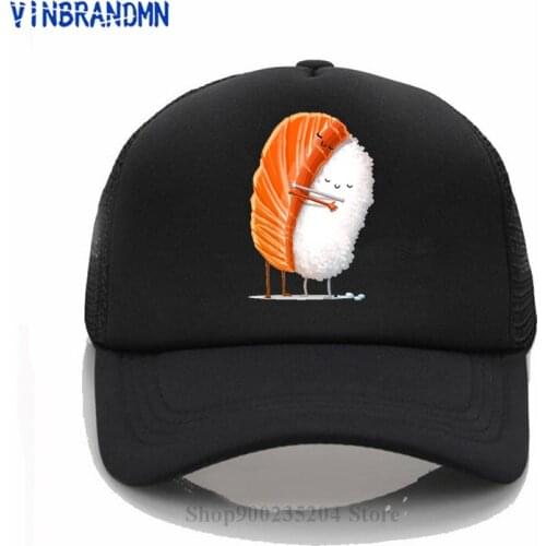 Sushi Hug Baseball cap Beach Sleeping Sushi Dragon Fashion Funny New Youth hats Outdoor lover straw hats 2021 Hip Hop casual hat