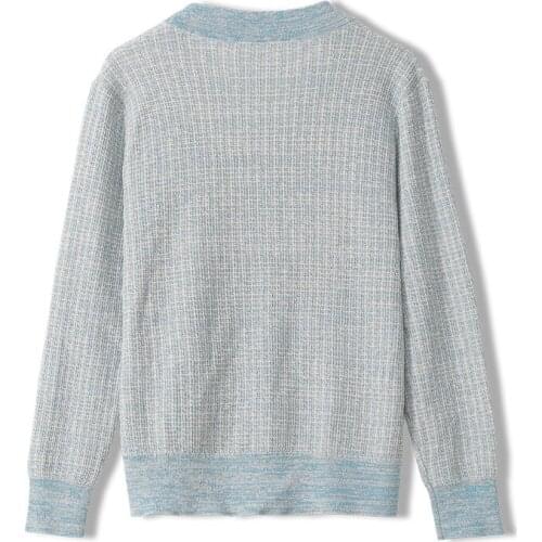 High Quality Women Fashion Sweater Cardigan Autumn Single-Breasted V-Neck Knit Cardigans Embroidery Vintage Ladies Tops Jumpers