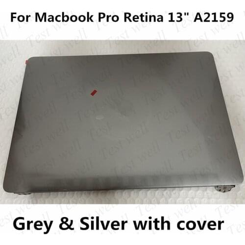 Laptop Silver Space Grey 13'' A2159 LCD Screen Display Assembly for Macbook Retina 13" Full Complete LCD 2019 Year