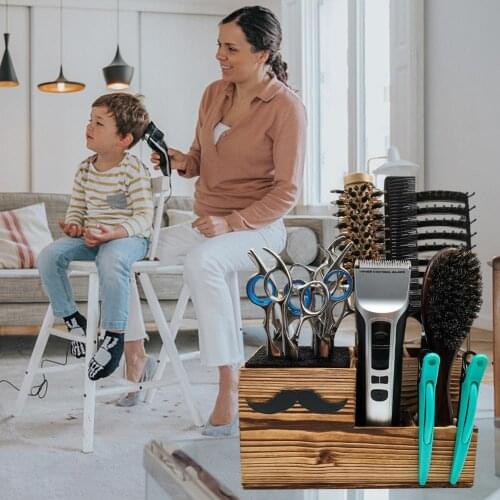 1Pc Hairdressing Tool Storage Box Barbershop Storage Box Scissor Display Rack Scissors Stand For Hair Salon Carry Easy