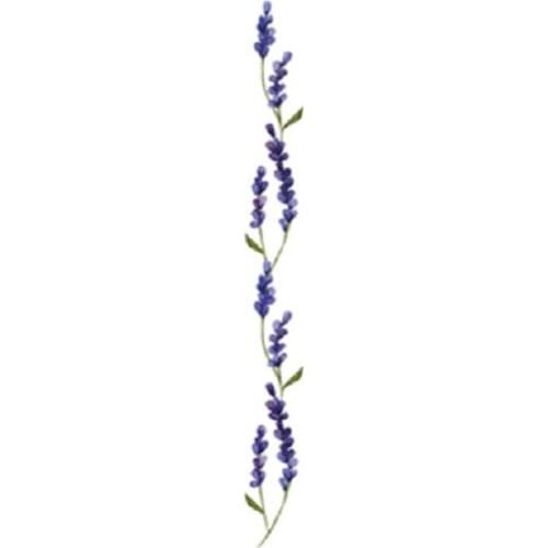 150MM×20MM tattoo stickers waterproof and durable lavender female clavicle tattoo stickers Hanfu sexy women