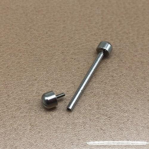 2PCS watch screw tube rod for watch lug link kit parts(rose gold/silvery watch fix replacement connector 18mm 20mm 22mm
