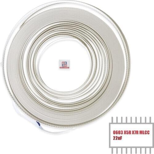 MyGroup Asia 100PCS 4V 6.3V X5R X7R 22UF 0603 SMD capacitor MLCC Chip Multilayer Ceramic Capacitor in Stock