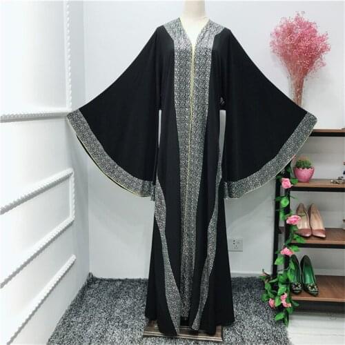 Plain Abaya Dubai Kimono Cardigan Turkey Hijab Muslim Dress African Dresses Abayas For Women Kaftan Dubai Caftan Islam Clothing
