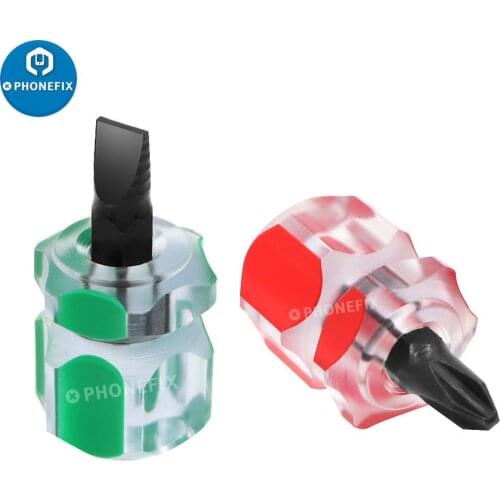 Screwdriver Kit Set Mini Small Portable Radish Head Screw Driver Transparent Handle Repair Hand Tools Precision Car Repair