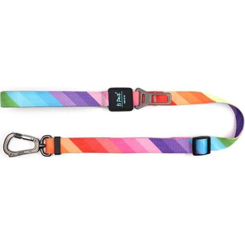 Pet Dog Leash Dual Purpose Vehicle Adjustment Control Leash For Small Medium Large Dog Pitbull Walking Dog Leash Car Seat Belt U