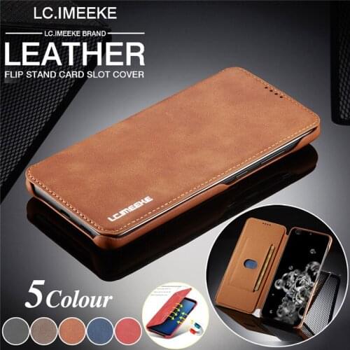 Luxury Ultra Thin Leather Case Flip Cover for Samsung S20 Ultra S10E S10 plus S8 S9 S7 edge A71 A51 A70 A50 A20 A20e Note9 case
