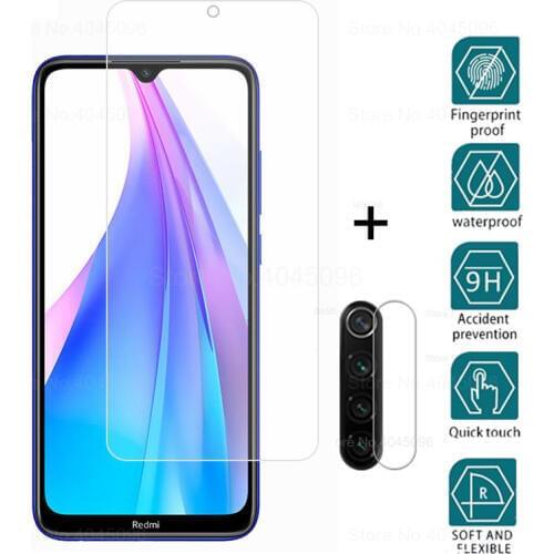 2 in 1 Camera Glass redmi note 8T tempered glas screen protector For xiaomi redmi note 8T 8 t t8 note8T safety protective Film